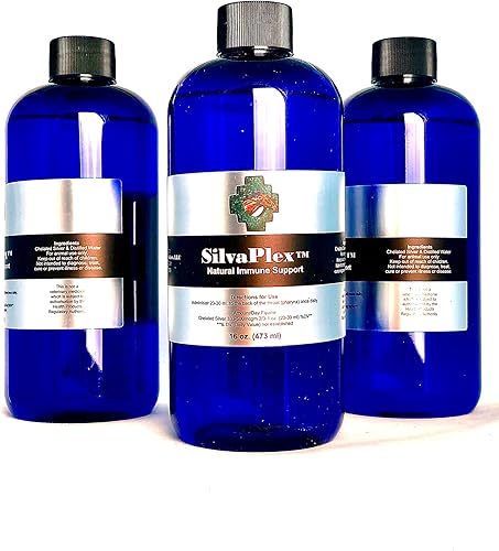 Miniatura 2 de SilvaPlex Apoyo inmunológico natural para caballos. Uso con un nebulizador, solución de plata quelatada, 16 onzas