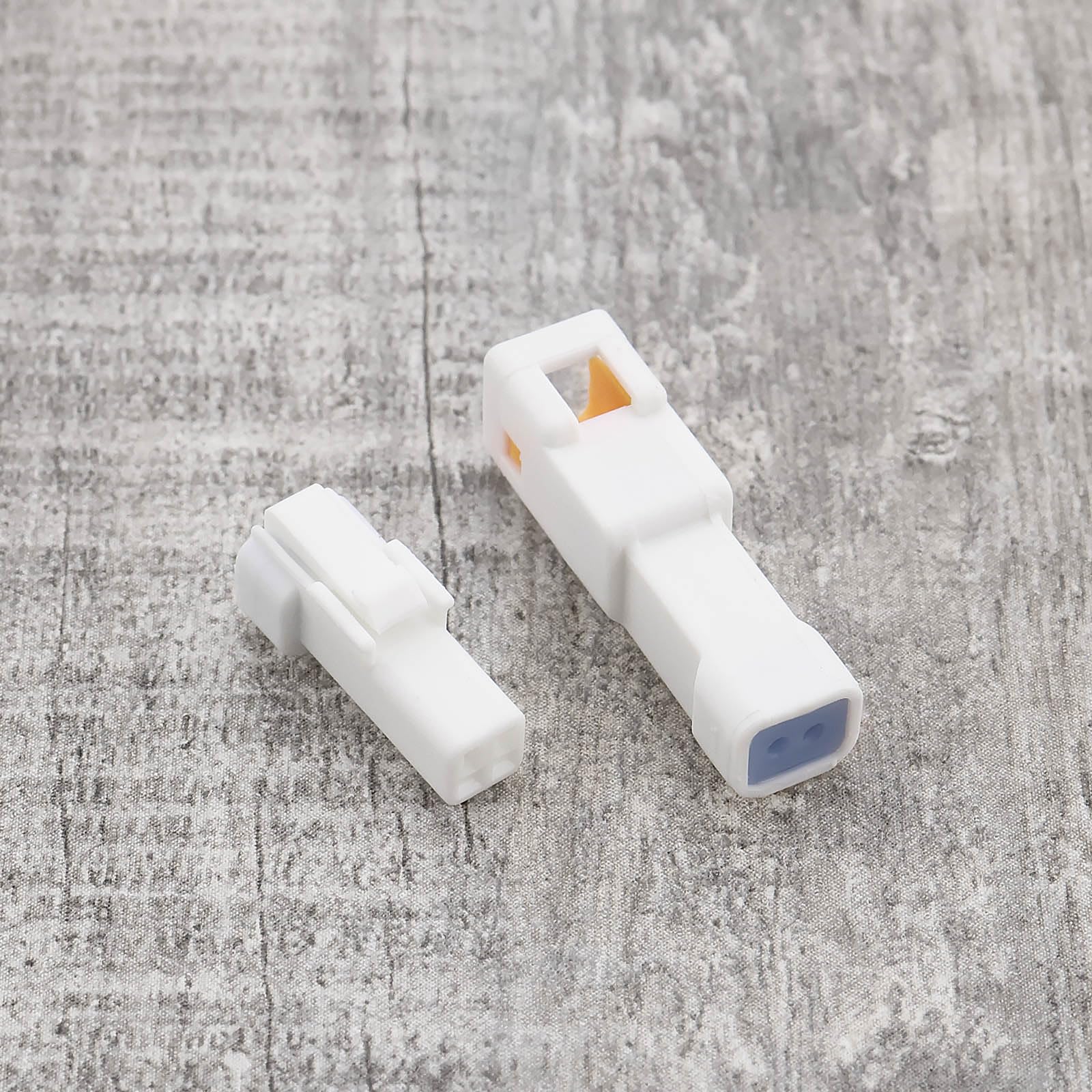 Lot De 10 Connecteurs JST 2 Broches Étanches Mâles Et Femelles - Kit Complet Avec Bornes Pour Moto, Scooter Et Voiture