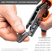 Vista 4 de Wirefy Matriz de Crimpado de Conector de Empalme Termorretráctil 22-8 AWG Matriz de Repuesto para Herramienta de Crimpado de Trinquete Wirefy