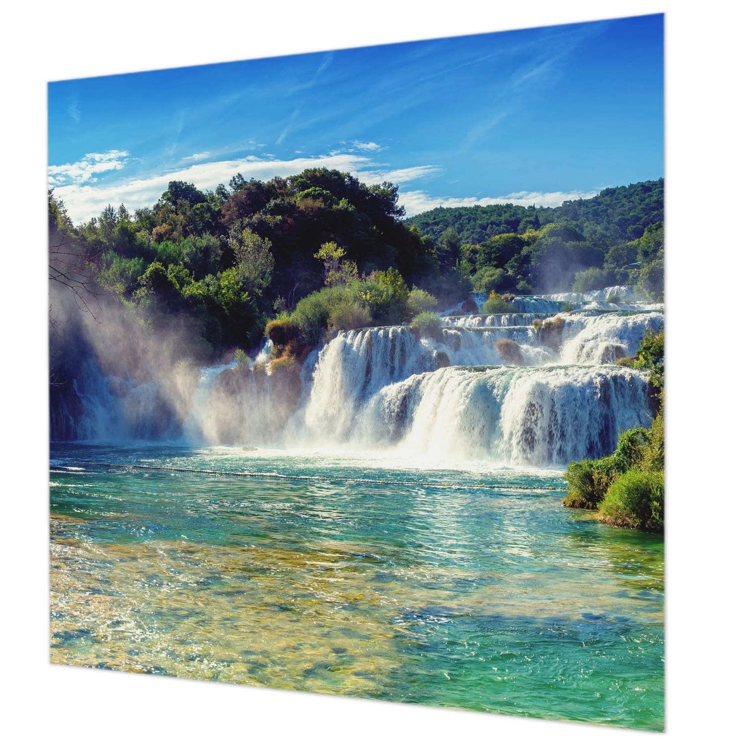 Cascade panoramique papier peint 250x250 cm déco chambre zen