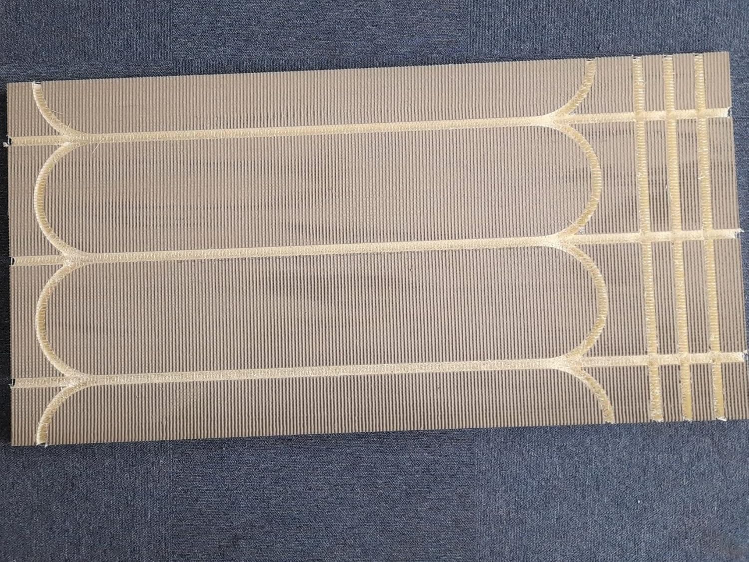 20mm Overlay Water Underfloor Heating XPS Grooved Cement Coated Panel