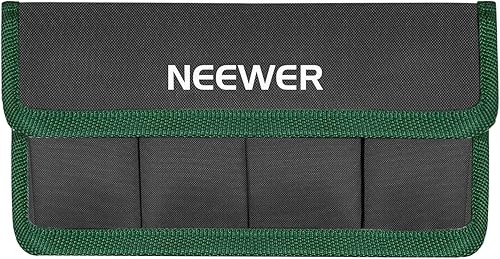 Miniatura 9 de Neewer Kit de estudio fotográfico y video de 39"x10"x10"/100x25x25cm Bolsa de transporte con bolsillo lateral adicional para soportes de luz, Negro