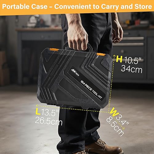 Miniatura 9 de Juego de taladros, kit de herramientas con taladro inalámbrico de potencia de 8 V, herramienta de reparación doméstica para hombres y mujeres, 154