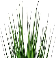 Vista 3 de Vickerman Hierba verde artificial extra completa de 36 pulgadas para uso diario con maceta de plástico negro, decoración de plantas de césped