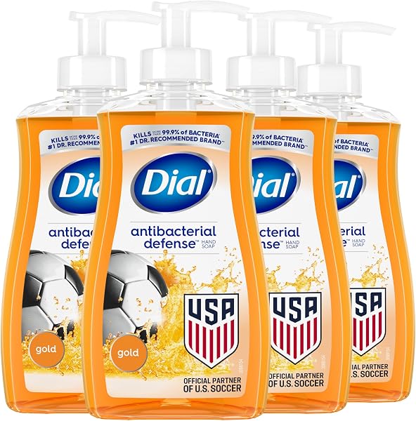 Dial Antibacterial Defense Liquid Hand Soap + Aloe, Gold Scent, 11 Fl Oz…