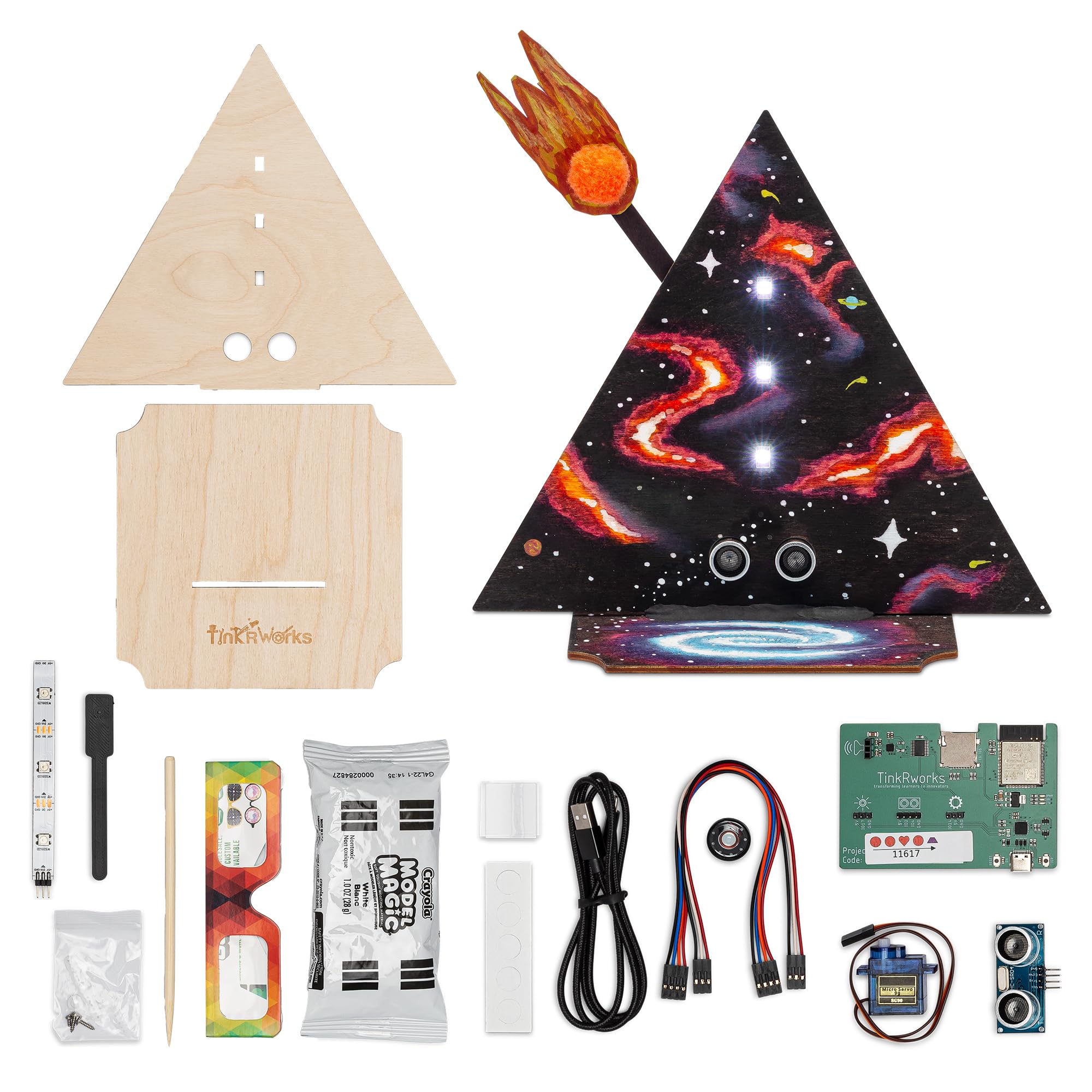 Art Electric STEAM Interactive Kit Lights Moves Plays Music 12+