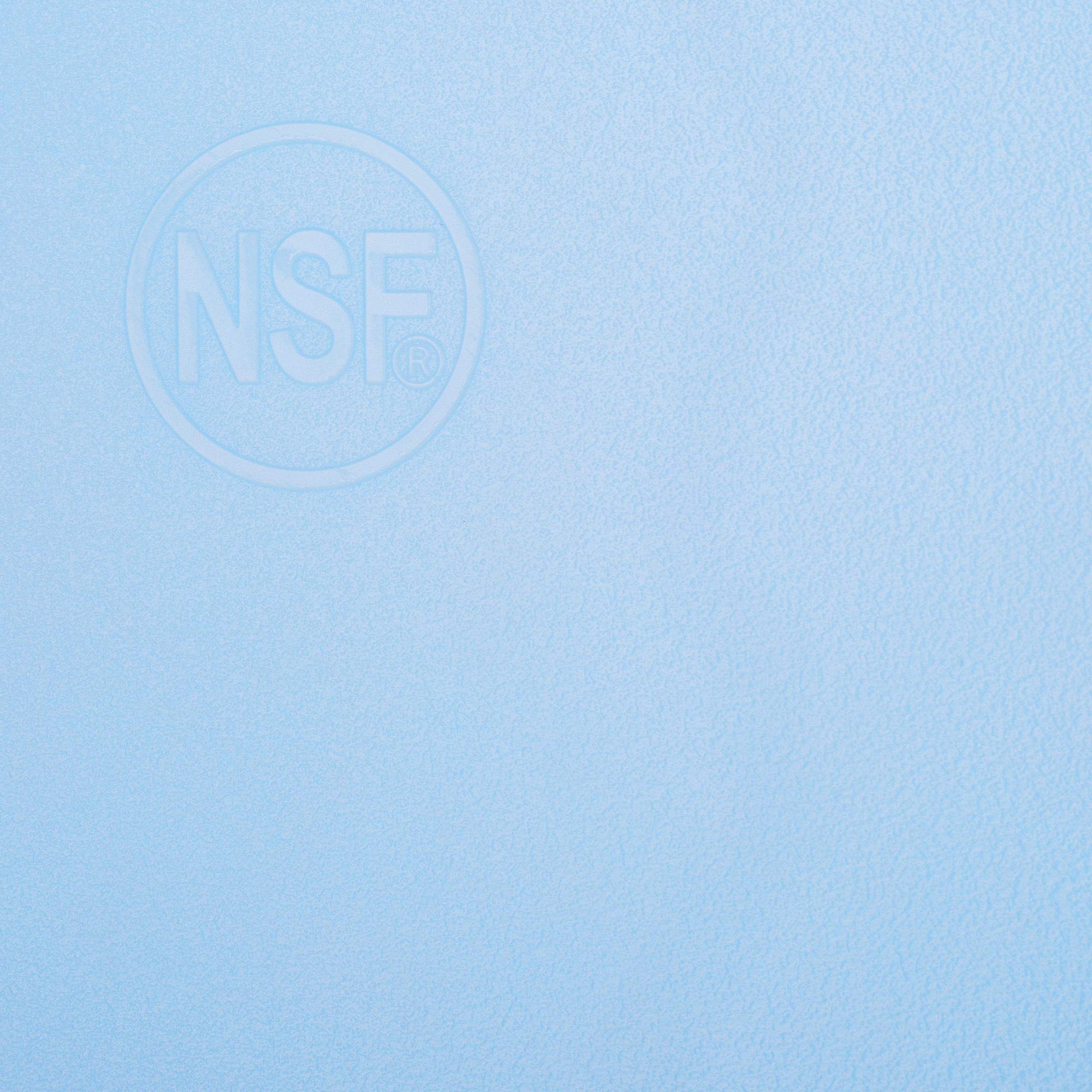 Commercial Blue Cutting Board - 20 x 15 Extra Large for Fish, Seafood and Shellfish, 1/2" Thick HDPE Plastic NSF Approved for Restaurants - Image 3