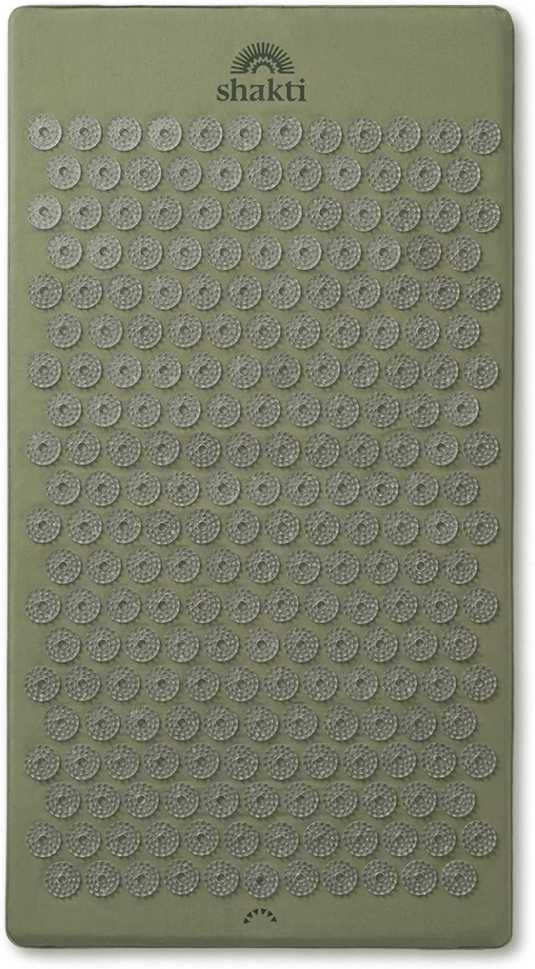 ShaktiMat Premium Acupressure Mat, Level 1 Intensity in Tulsi, Massage Muscles, Aid Sleep & Unlock Inner Tension | Similar to Acupuncture | FSA/HSA Eligible | Organic Cotton Certified