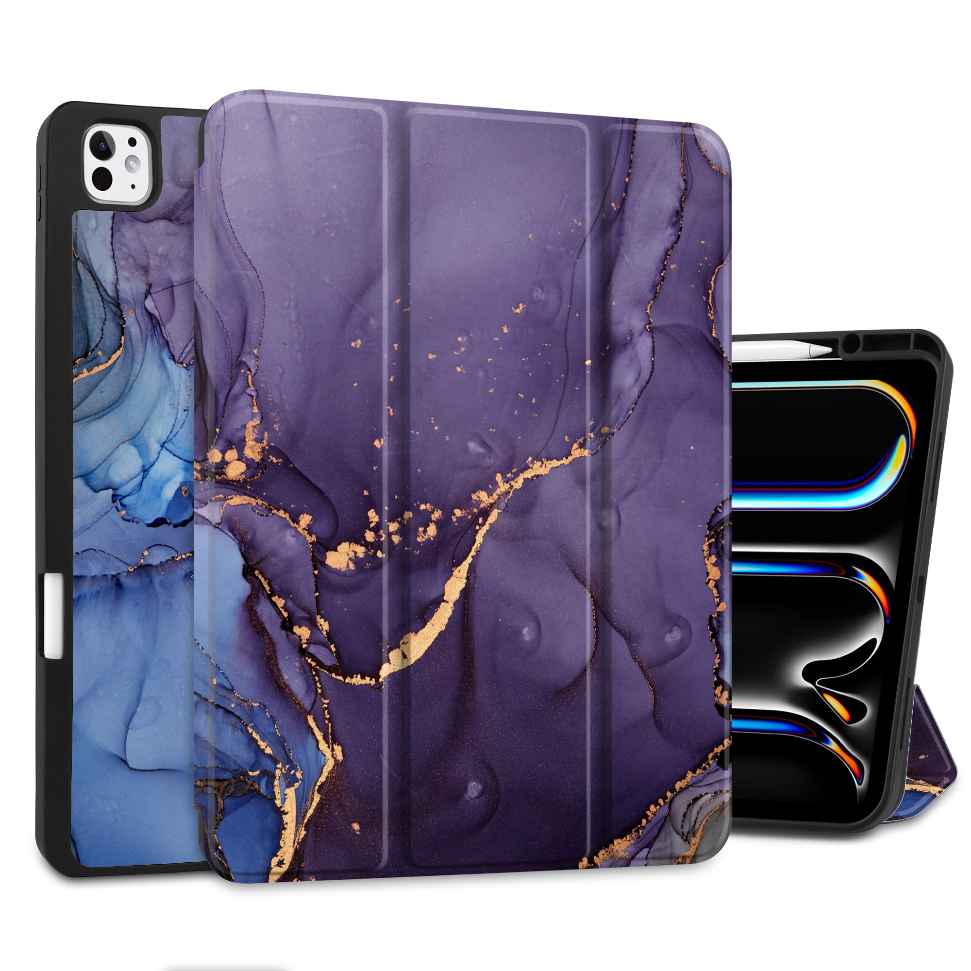 Aazon.co: DONGKE For IPad Pro 13 Inch 4 Case 2024 - [Built-in Pencil