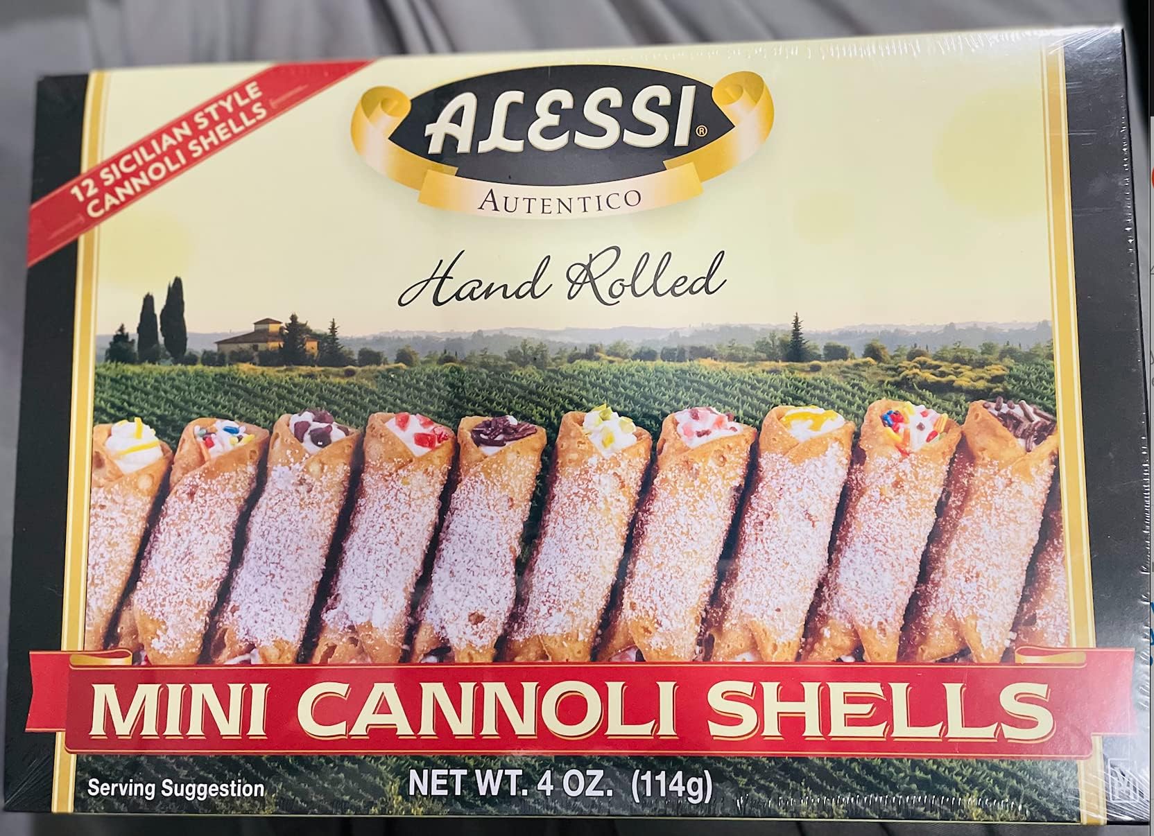 AlessiMini Cannoli Shell, 3 Ounce - 12 per case.