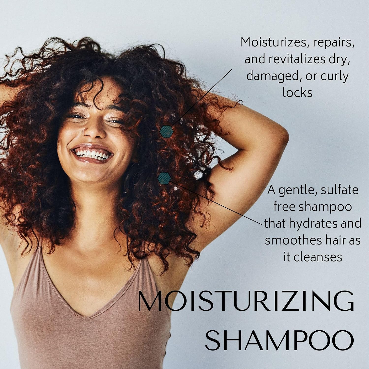 RD Alchemy - 100% Natural & organic Moisturizing Shampoo - Sulfate-Free Repairing Shampoo for Dry, Damaged & Frizzy Hair – Deep Hydration, Strengthens & Restores Soft, Smooth, Healthy Hair