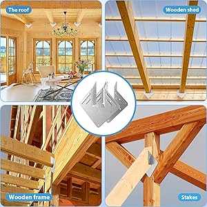 20 Pack Hurricane Tie,18-Gauge Hurricane StrapsHot Dip Strong Galvanized Joist Hangers ,Rafter tie Brackets for Roofing Trusses Wood Timber,Seismic Bracket,Hurricane Clips