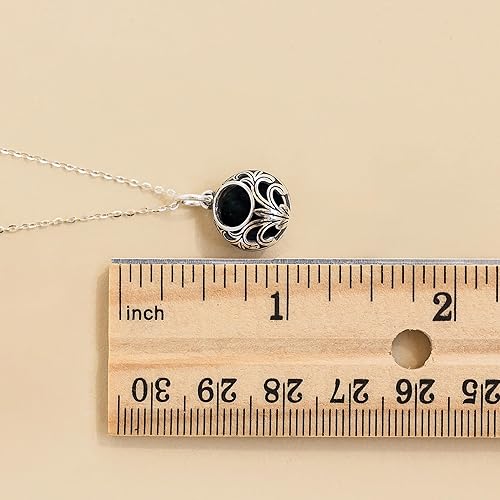 Miniatura 21 de Bottled Up Designs Handmade Vintage Lace Necklace, Recycled Vintage Bottle Glass, Sterling Silver, Eco Friendly, Made in USA, Birthday Gifts