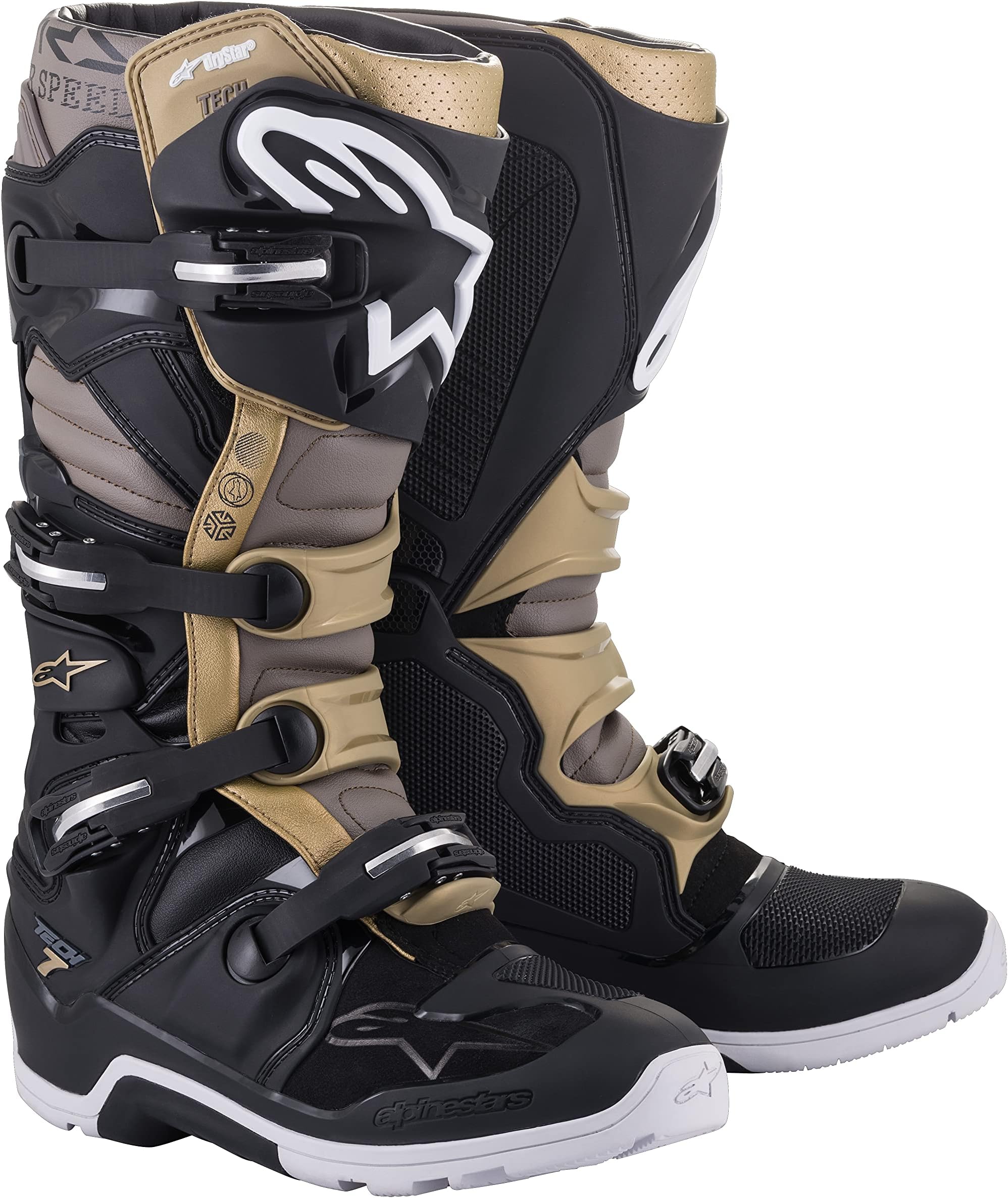 Alpinestars Tech 7 Enduro Motocross Boots Grey Size