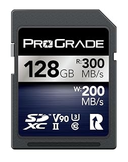 Tarjeta de Memoria ProGrade Digital SDXC UHS-II V90 Iridium (128GB) - Amazon product rated Grade B