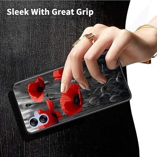 Miniatura 210 de Funda protectora para Samsung Galaxy A13 5G/A04S para Samsung Galaxy A13 5G/A04S, funda de silicona TPU suave con calavera de rosa, diseño elegante