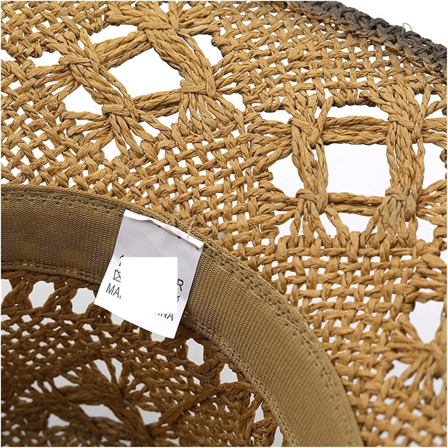 Cappello da Sole Estivo Pieghevole Cappello da Cowboy Occidentale Donna Uomo Sole Estivo in Papiro Sombrero A Tesa Larga Traspirante