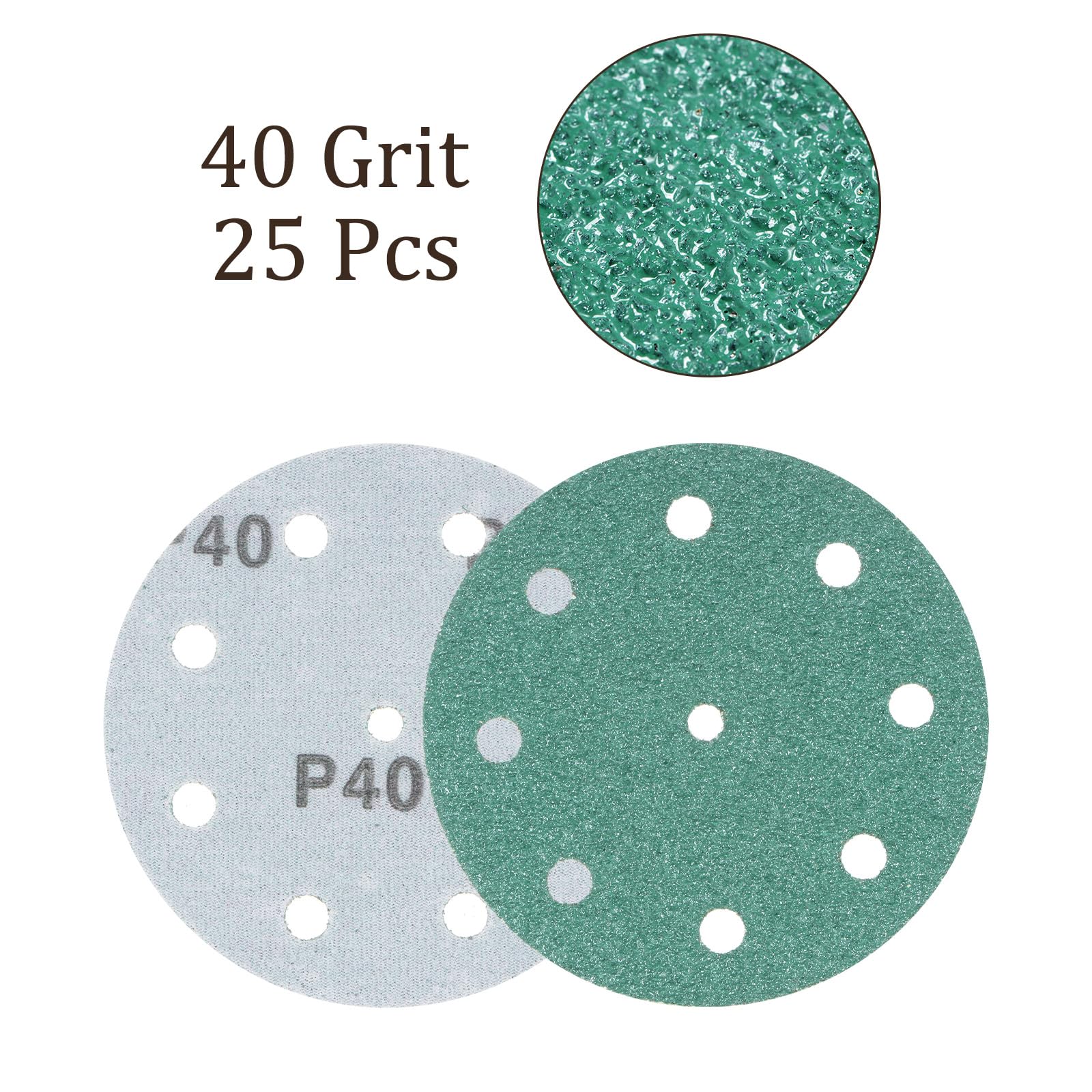 Kozelo 25pcs Green Film Sanding Discs - Image 4