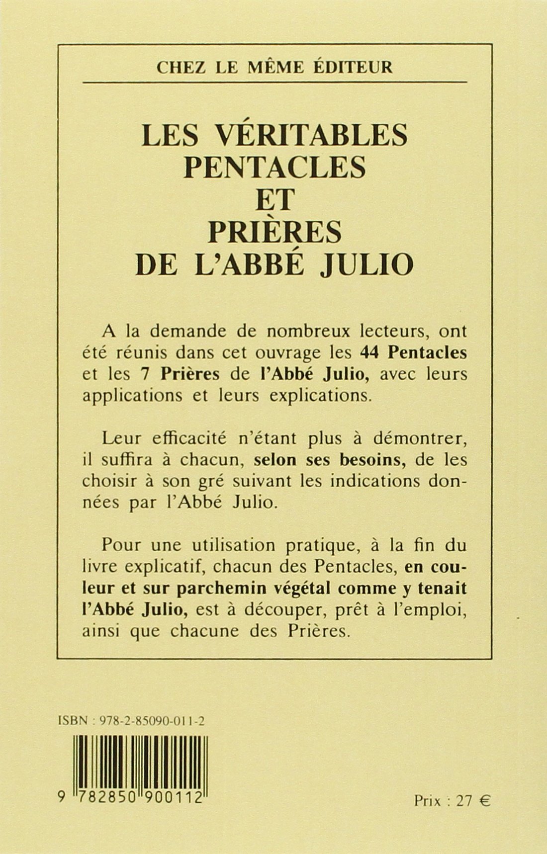 Le Livre secret des grands exorcismes et bénédictions