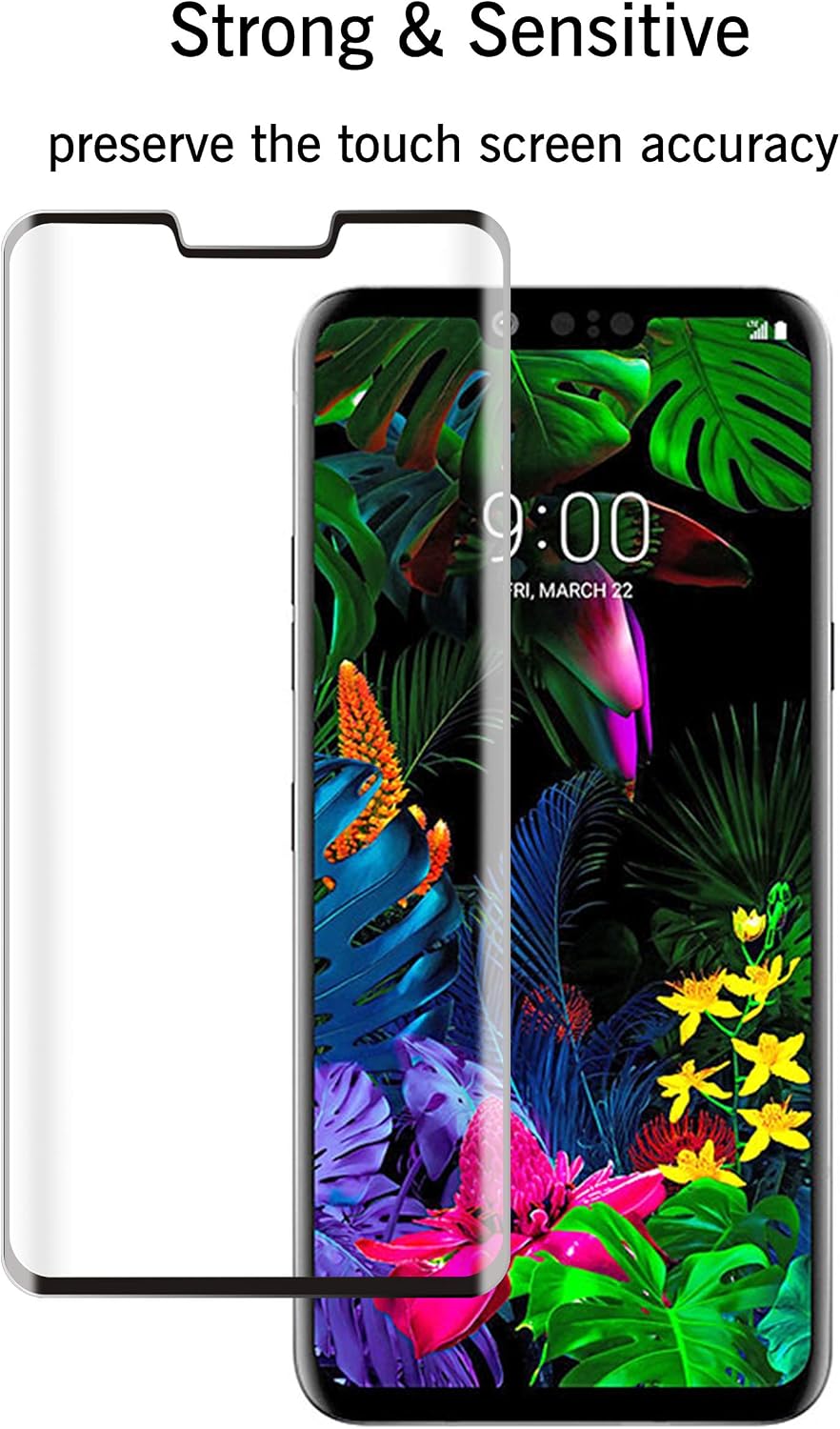 AILUN Screen Protector for LG G8 ThinQ 2Pack 9H Hardness 0.25mm Tempered Glass Screen Protector for LG G8 ThinQ Anti Scratch Case Friendly Bubble Free