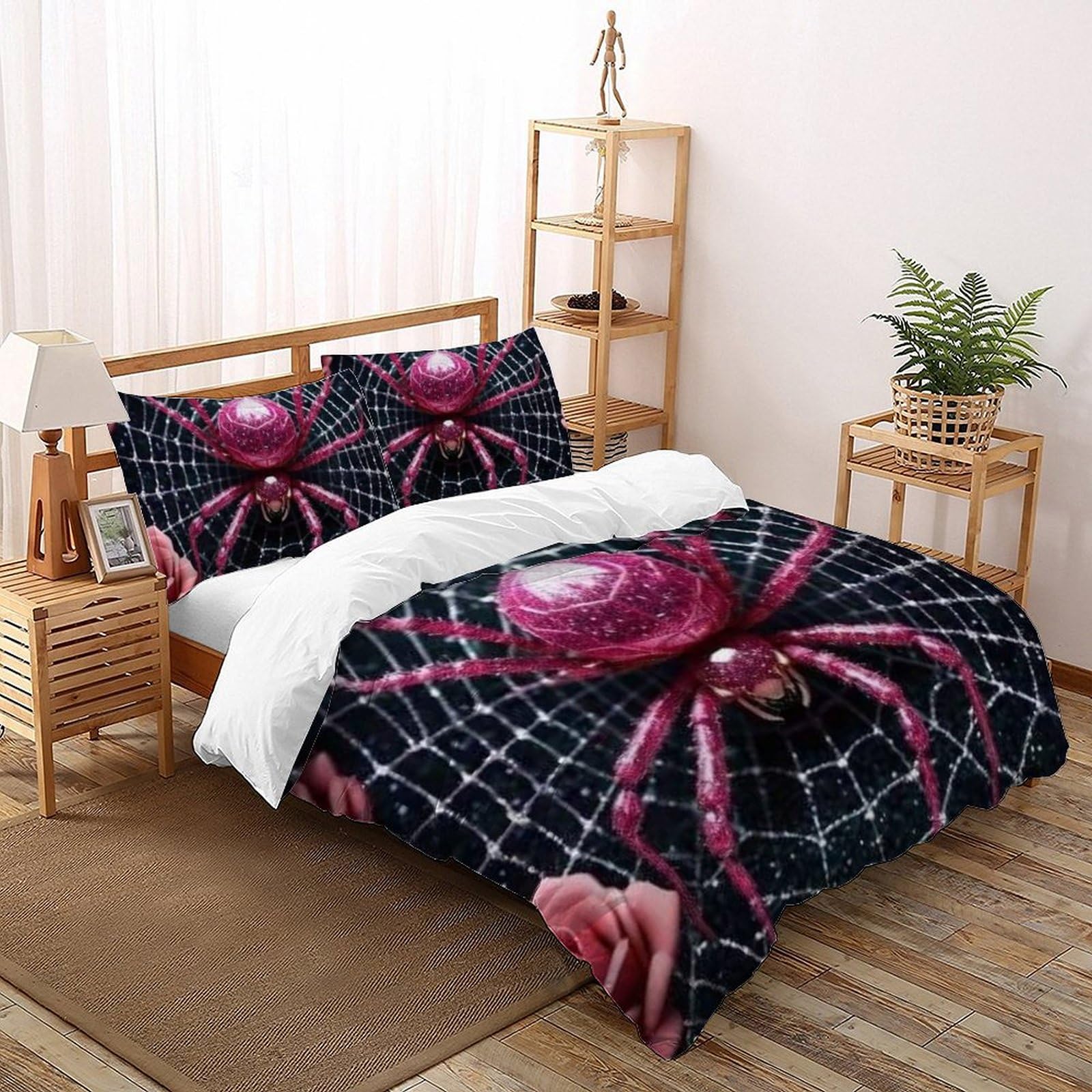 Araignée en peluche housse de couette imprimé 3D pour transformer la chambre des enfants