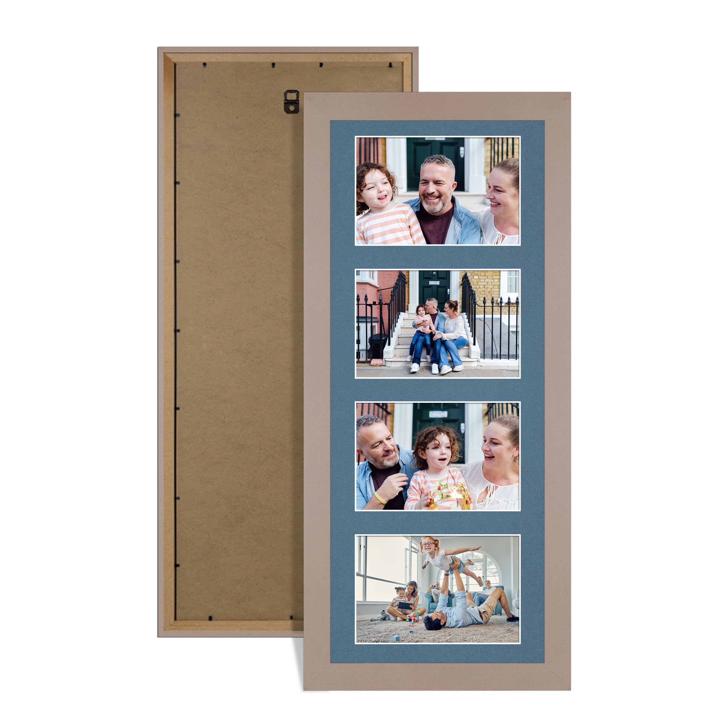 Alison Kingsgate Rose Gold 50x20cm Photo frame for multiple pictures