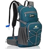 N NEVO RHINO Hydration Backpack, 18L Multipurpose Hiking Backpack with 3L Water Bladder, Water Backpack Insulated Hydration Pack Ideal for Hiking and Cycling