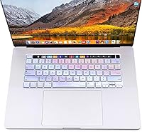 Vista 7 de MOSISO Funda de silicona para teclado compatible con MacBook Pro de 13 pulgadas M2 2023, 2022, 2021 2020 M1 A2338 A2289 A2251 y compatible