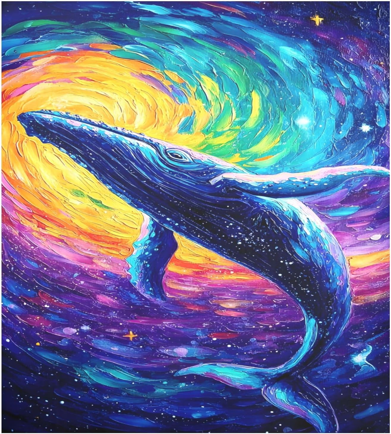 Dishwasher Magnet Cover Large Magnetic Stickers Whale Rainbow Front Dishwasher Cover for Home Kitchen Refrigerator Decorative Lid