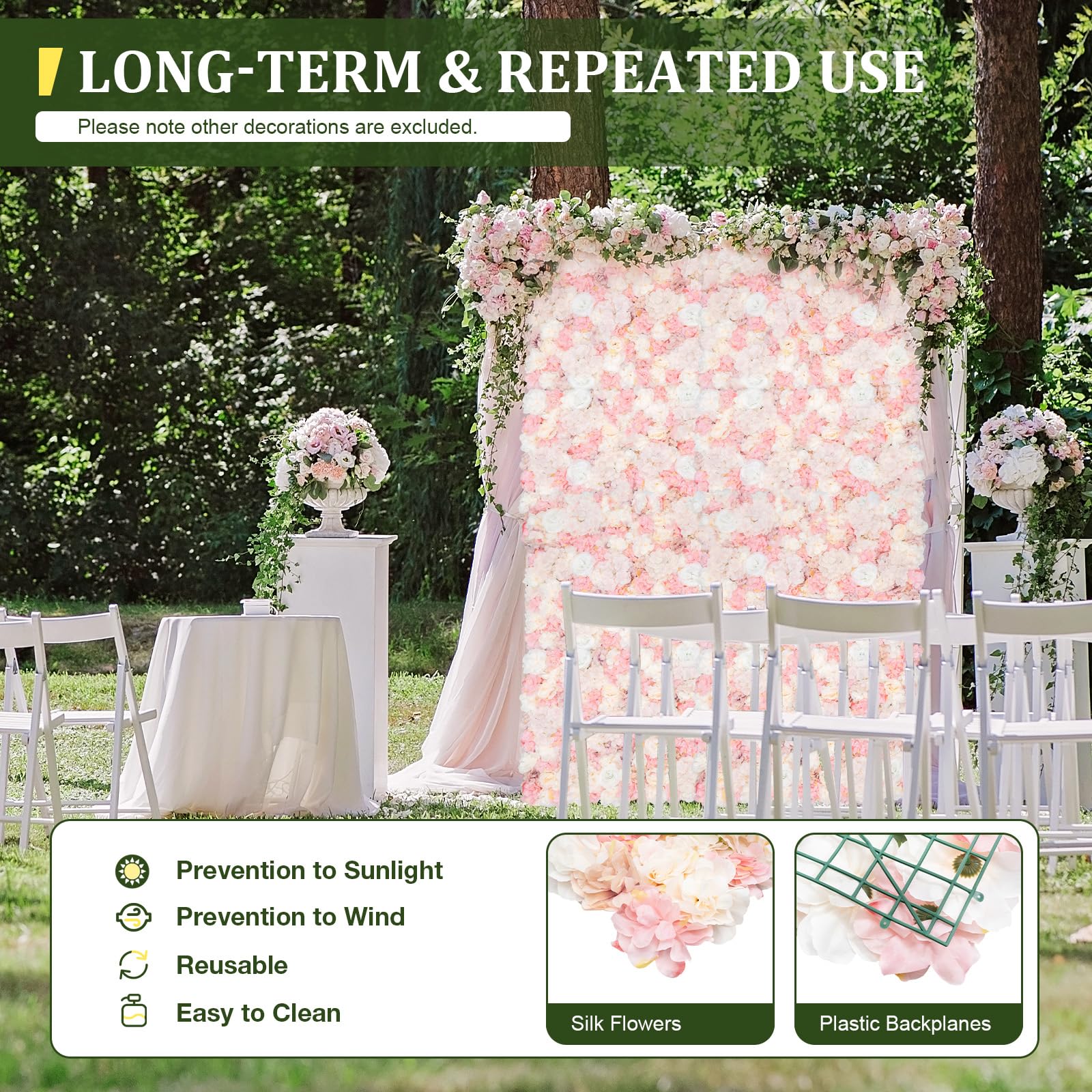 Flower Backdrop Wall Valar Flowers Roll Up Fabric Artificial Flower Wall  Wedding Backdrop Floral Party Decor Event Photography Vf 126 Flower Wall  Backdrop, image size:1600x1600