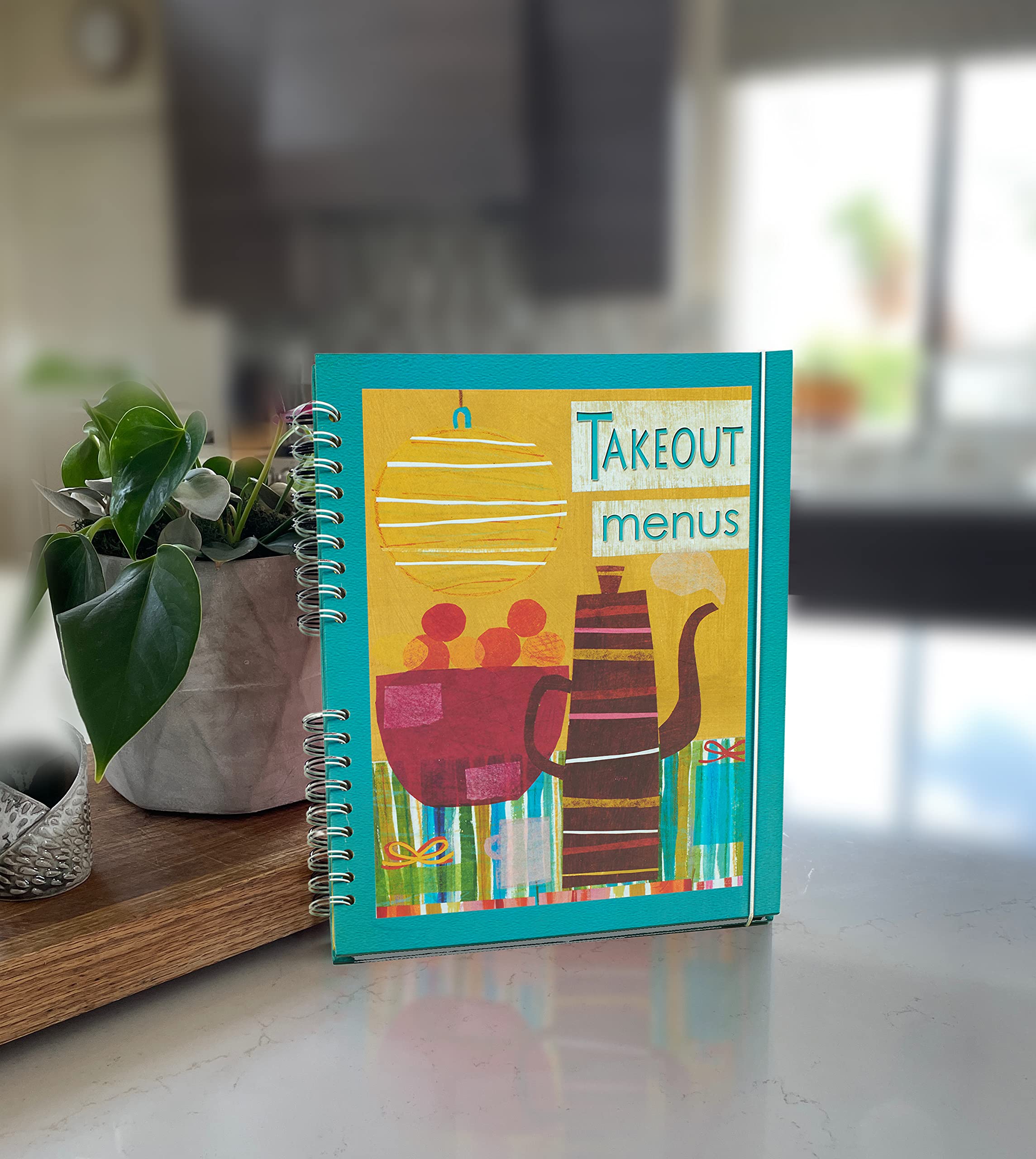 Amazon.com: Meadowsweet Kitchens Takeout Menu Holder Organizer