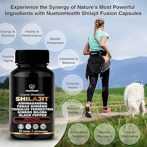 Miniatura 9 de Cápsulas orgánicas de shilajit del Himalaya  90 píldoras veganas 100% puras y naturales  Suplemento de bienestar de grado oro, energía y vitalidad