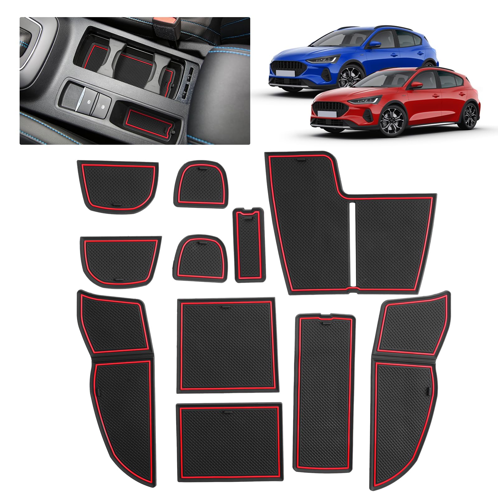 Vasca baule antiscivolo Ford Focus IV Turnier 2018- proteggi bagagliaio