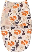 Hudson Baby Plush Swaddle Wrap Forest Print Unisex Newborn Blanket 0-3 Months Soft Cozy Warmth