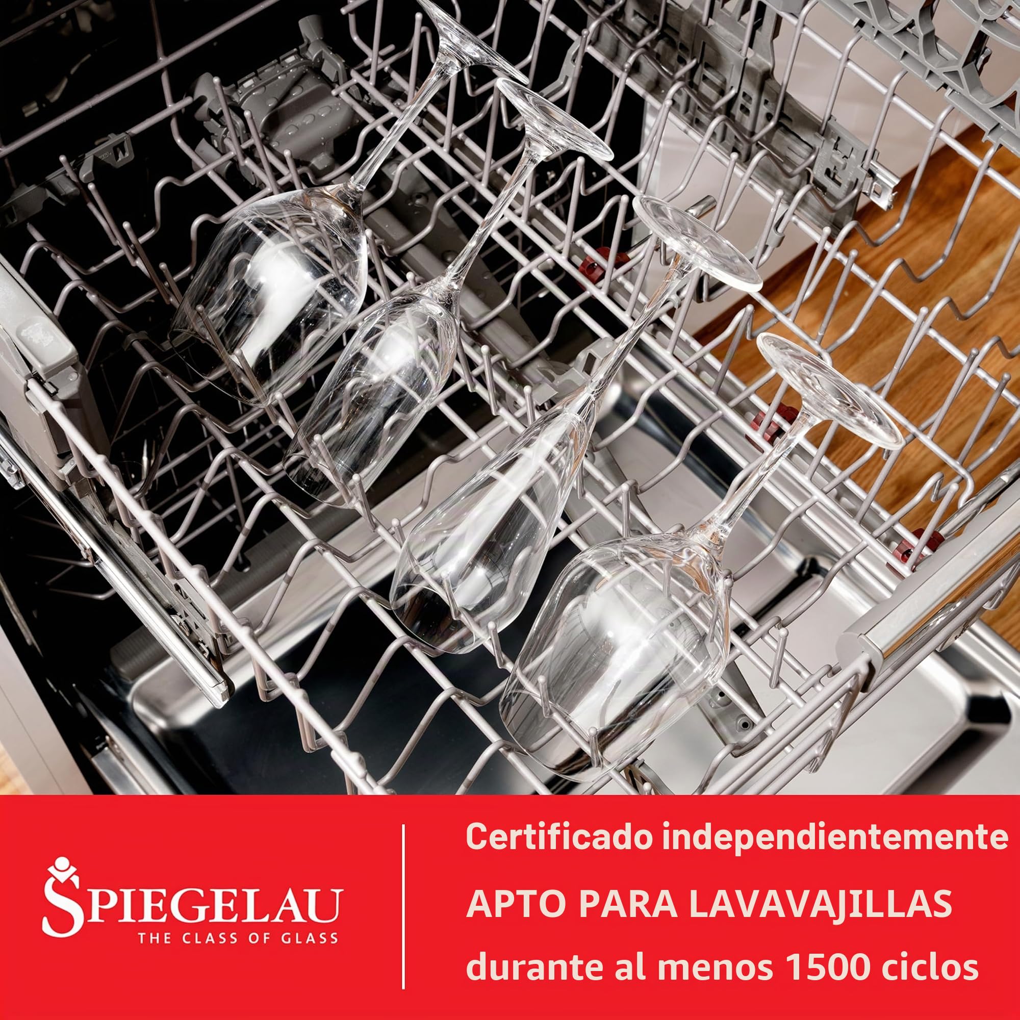 Spiegelau Vino Grande Vino Tinto Magnum, Set 4 Piezas, Copa de Vino Tinto, Copa de Vino, Cristal, 620 ml, 4510277