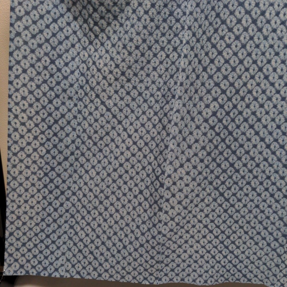 Amazon.co.jp: ゆかた 浴衣 ユカタ しぼり 絞り あお 青 お  