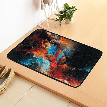 Story@Home Door Mats for Home, Floor Mat for Home Main Entrance, Colorful Extravaganza, 14 in X 22 in