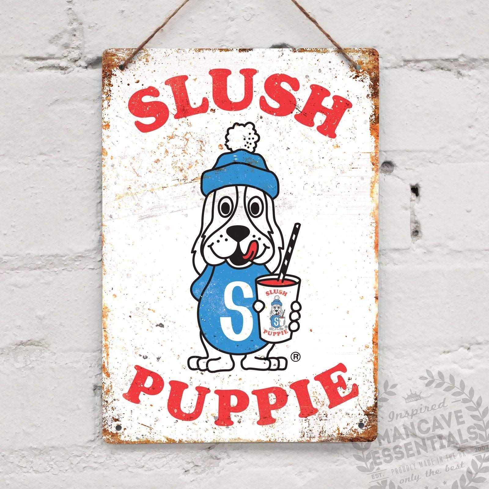 SIGNCHAT Slush Puppie Vintage Tin Sign Metal Decor Metal Sign Wall Metal Tin Sign 8X12 inches