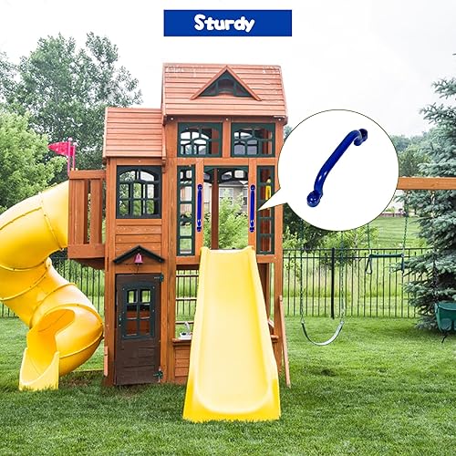 Miniatura 3 de RedSwing Accesorios para el patio trasero, juego de columpio pirata de plástico con rueda de barco, telescopio, teléfono, soportes de escalada en