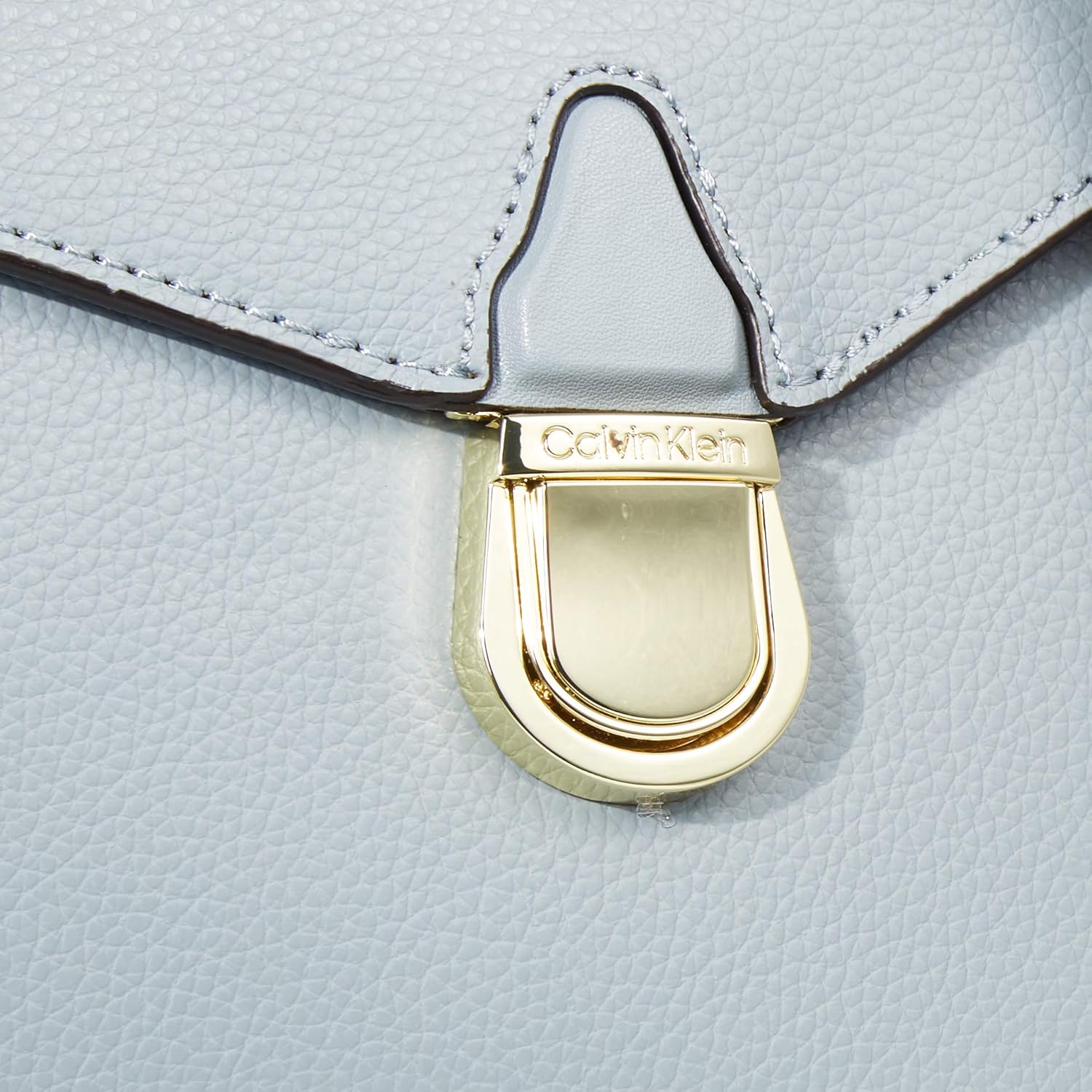 Calvin Klein Iris Hermine Leather Top Handle Satchel