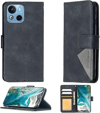 jioeuinly Case for Xgody X18 2023 6.3 Case Compatible with Xgody X18 2023 6.3 Phone Case Cover Flip Stand Cover PU Leather Wallet Case Black