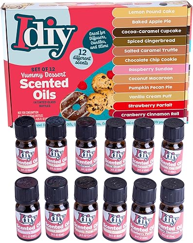 Miniatura 6 de Yummy - Aceites perfumados de postre (paquete de 12)  X grande de 0.3 fl oz (0.34 onzas), incluye botellas de aceite de fragancia natural para