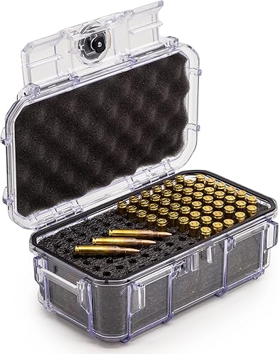 Evergreen Estuche de almacenamiento redondo para 100 rifles, munición universal impermeable y funda protectora, seguro para viajes, especificaciones