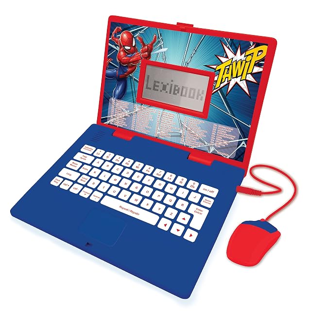Lexibook, Spider-Man, Portátil Educativo, JC598SPi2