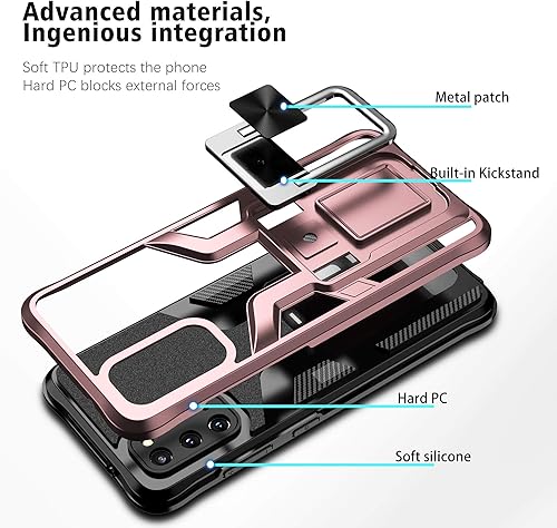 Miniatura 2 de LMDAMZ Funda compatible con Samsung Galaxy S20 resistente grado militar a prueba de golpes, doble protección (TPU+PC), sólida y duradera, funda