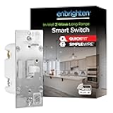 800 Series Z-Wave On/Off Toggle Switch, Long Range 800LR, Quick Fit, Simple Wire, Direct 3-Way (No Add-On Switch Needed), Smart Hub Required, Compatible with Alexa, Google Home, 76592