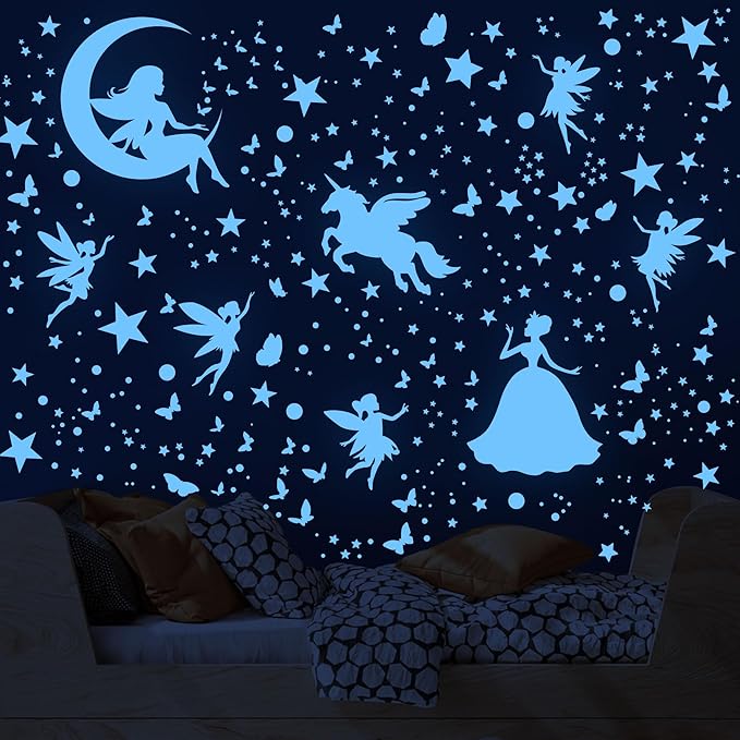 Calcomanías de Estrellas que Brillan en la Oscuridad para Niñas miniatura 7