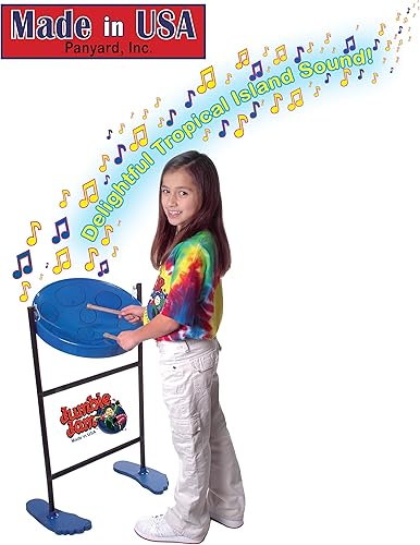 Miniatura 4 de Panyard Jumbie Jam juego de tambores de acero de lujo, color azul, Azul, azul