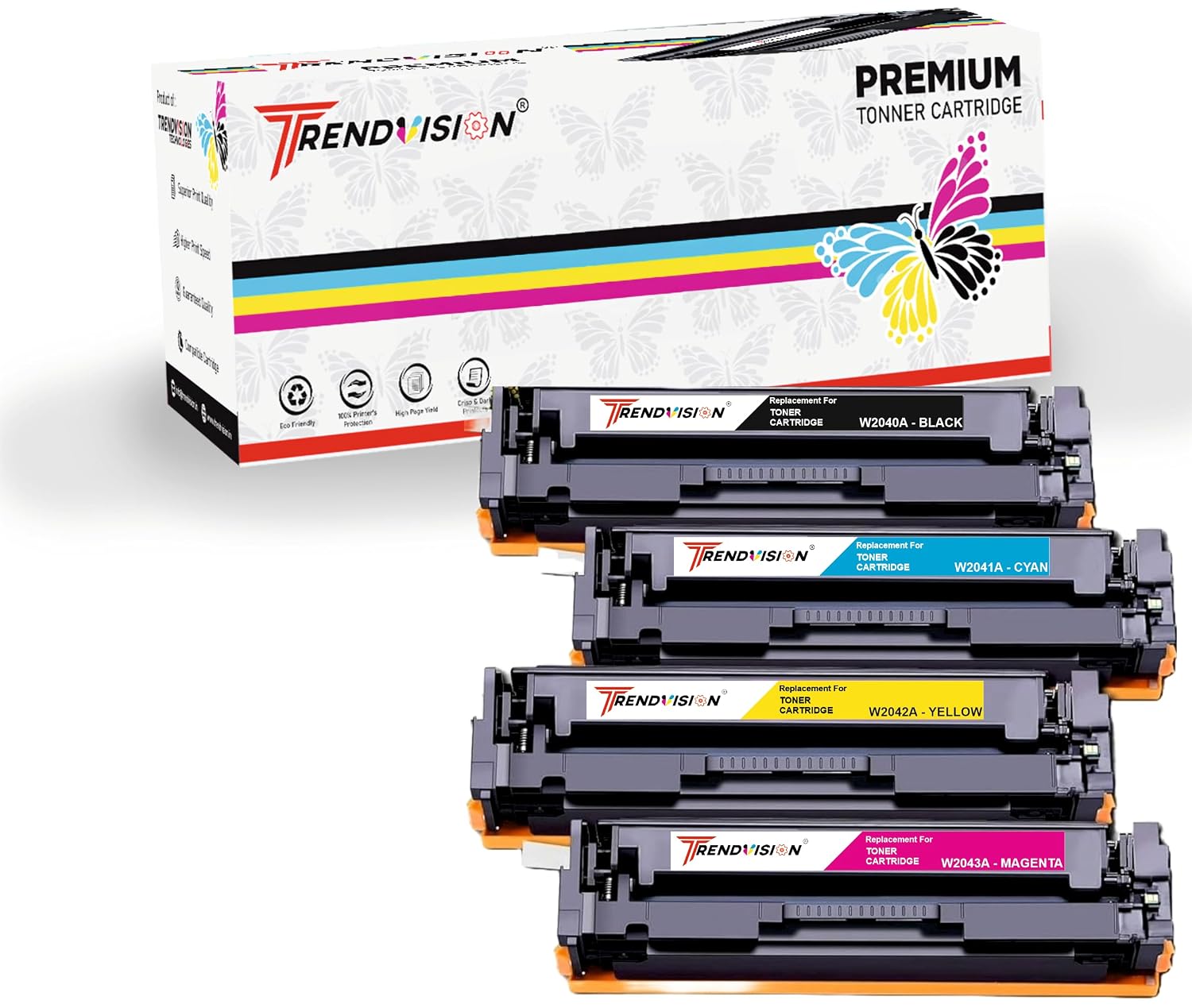 Trendvision 416A ((W2040A/W2041A/W2042A/W2043A) Combo Color Toner Cartridge for USE in Color LaserJet Pro M454DN, M454DW, ... - Review, Price and Buying Guide