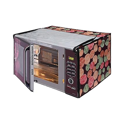 Glassiano Microwave Oven Cover for IFB 30 Litre Convection Microwave Oven 30SC4 Metallic Silver, SA66